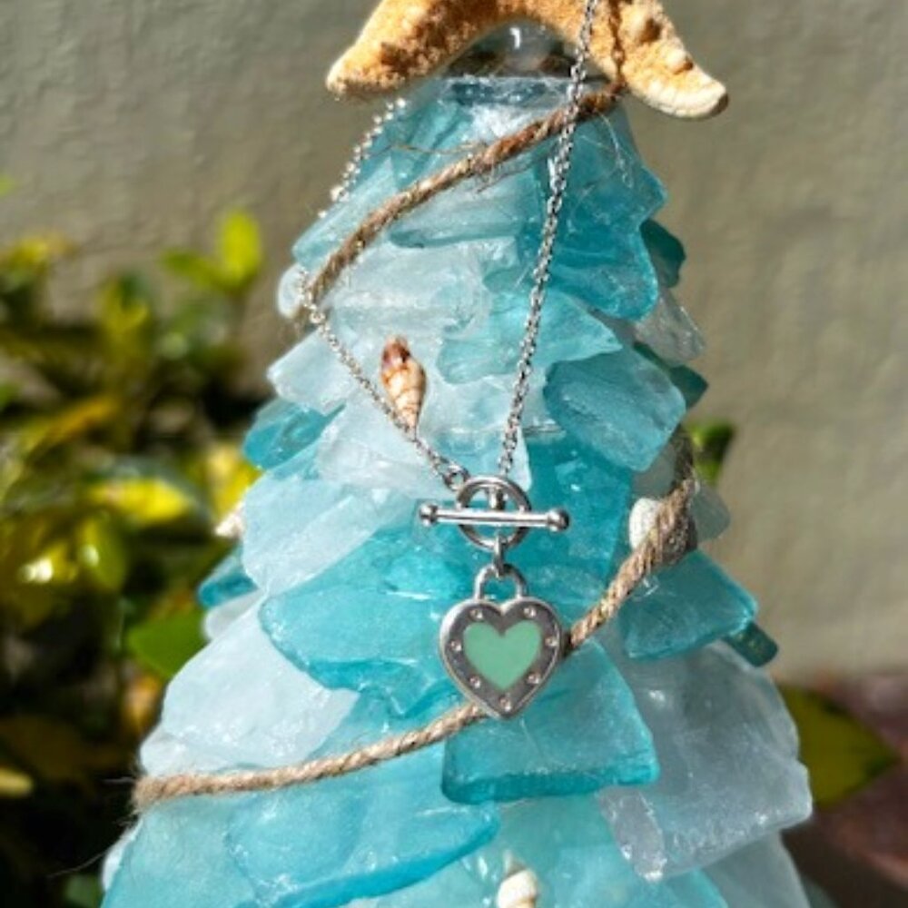 *RETIRED* Tiffany & Co. Return to Tiffany Love Blue Heart Toggle Bracelet